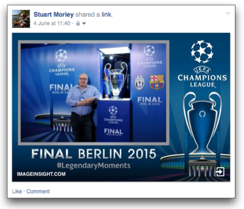 Sharing your photo to Facebook