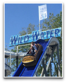 Ride Photography on a Log Flume