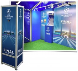 Visual communications in keeping with UEFA's brand