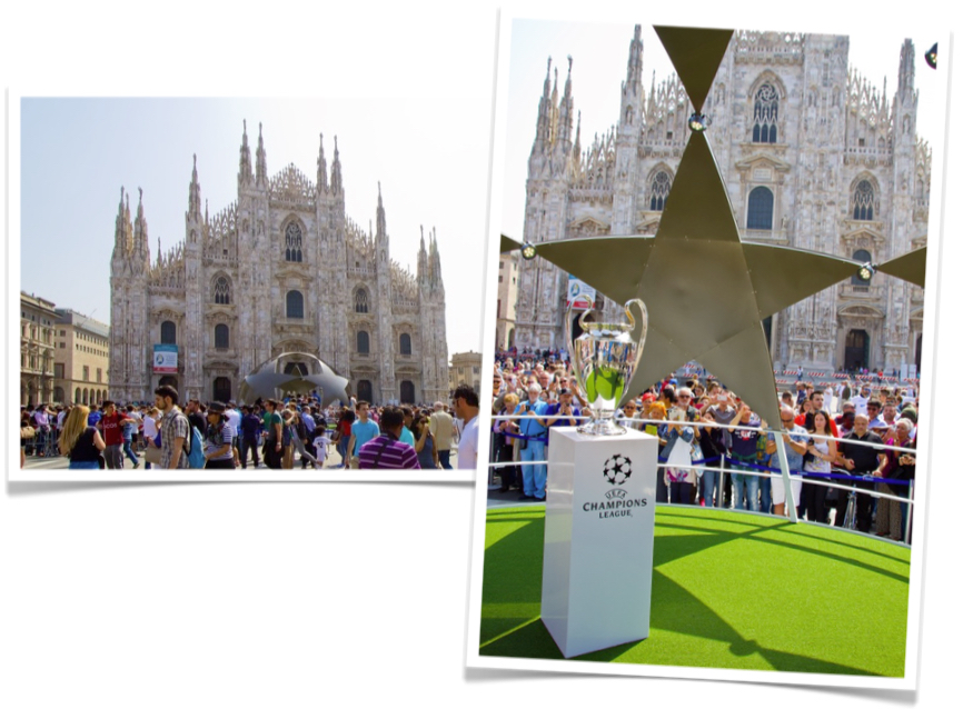 Photo Installation UEFA Milan